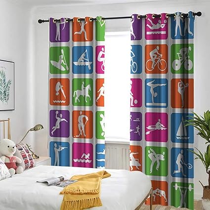 Amazon Com Olympics Decorations Collection Curtains For