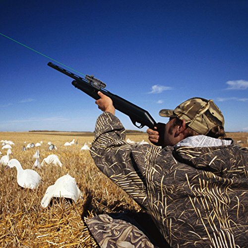 GOHIKING Tactical Green Sight, 532nm Green Dot Rifle Scope Sight with 2 Mounts,2 Pressure Switches