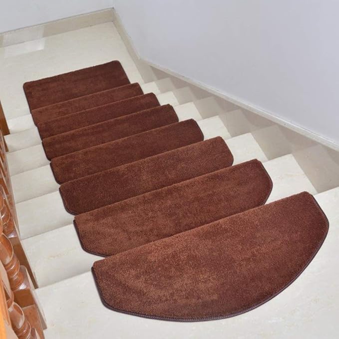 15PCS Stair Tread Carpet Mats Step Staircase Non Slip Mat
