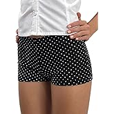 DSORVICD Women Polka Dot Shorts Low Rise Elastic Waist Micro Shorts Cute Y2k Lounge Bottoms Going Out Mini Shorts