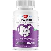 Hip and Joint Supplement for Dogs, Glucosamine, MSM &amp; Chondroitin, 120 ct | Glucosamine for Dogs, Chondroitin, MSM &amp; Manganese Formula, Supports Hip &amp; Joint Health and Moblity
