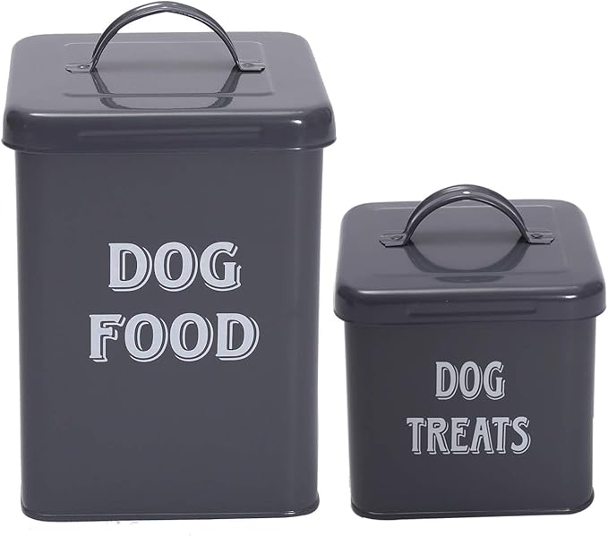 Pet Supplies Pethiy Dog Food and Treats Containers Set with Scoop for