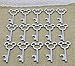 40pcs Antique Skeleton Key Bottle Opener Silver Wedding Favor Bridal Shower Gift Steampunk Decoration Birthday Party