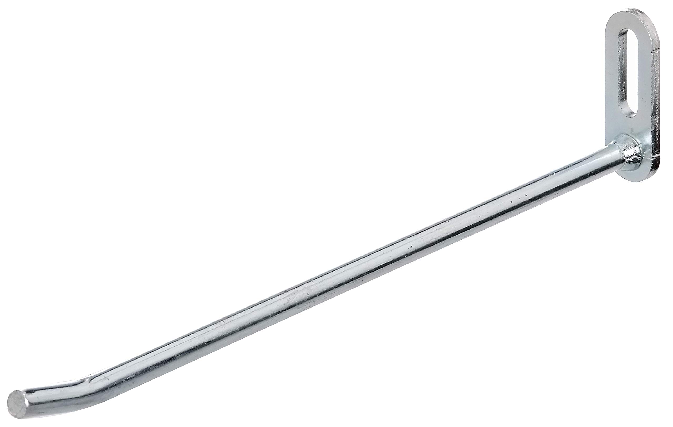 Alberts 805647 Perforated Plate Hooks, Angled, Galvanised Blue Galvanised, Hook Depth 200 mm, Round Steel Diameter 7 mm