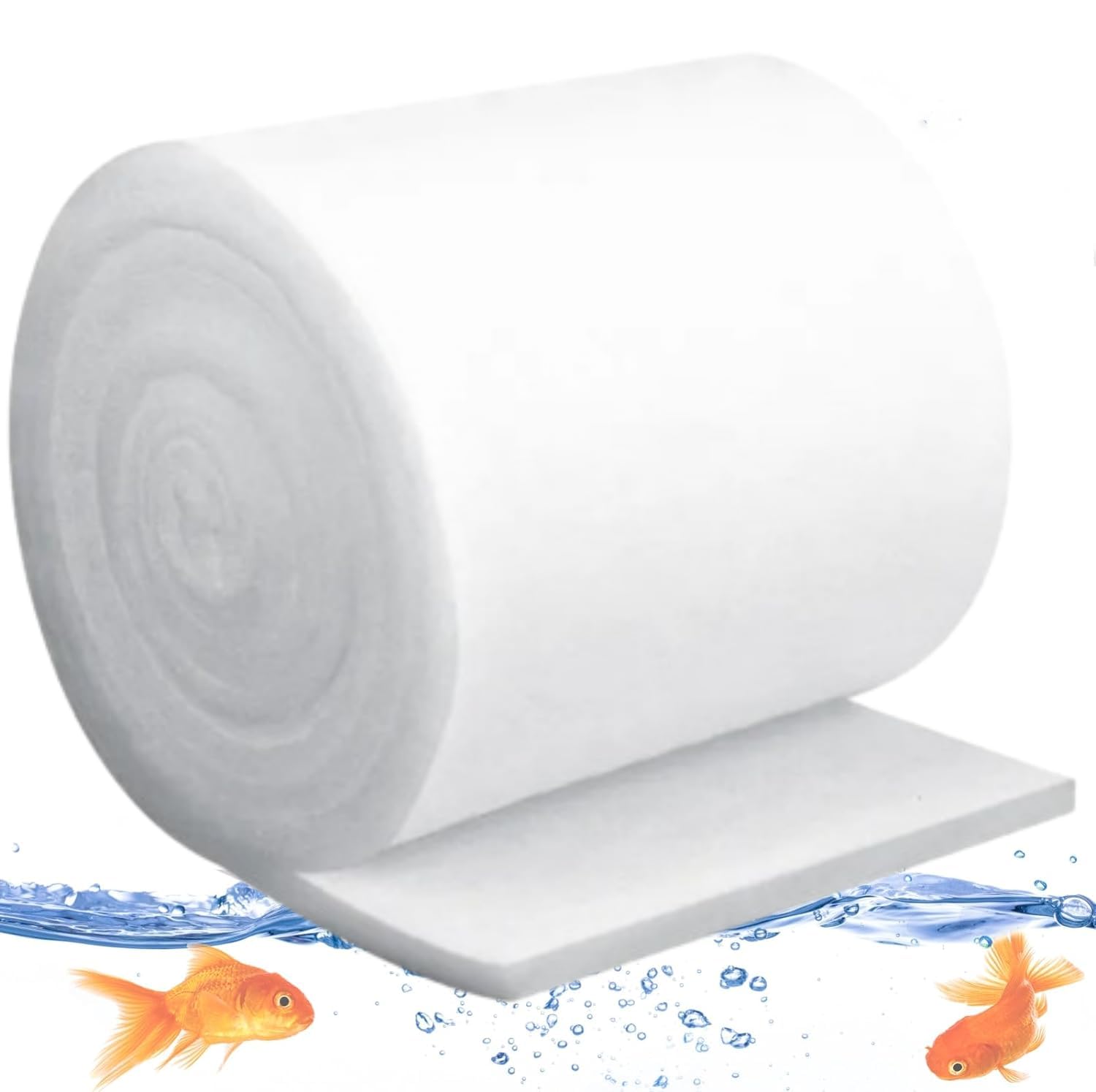 MUYYIKA Fish Tank Filter Sponges 1Pcs Aquarium Filter Mat Aquarium Mounting Filter Pads Thickened Biochemical Filter Media Filtration Foam for Aquarium Aquarium Pond (20CMX100CM)