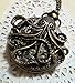 CaseCarnival Steampunk Large Octopus Pocket Watch Necklace - Octopus Sea Monster Pocketwatch Pendant (Brass)