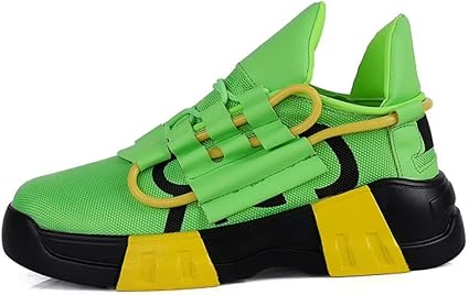 ZYQZYQ Fashion mannen vrijetijdsschoenen mannen sneaker lente zomer mannen  schoenen vetersluiting mesh herenschoenen volwassenen: Amazon.nl