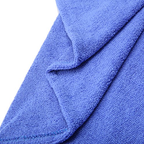 king do way Lounge Chair Beach Towel Cover Microfiber Pool Lounge Chair Cover with Pockets Holidays Sunbathing Quick Drying Terry Towels Blue 82.5''x27.5''