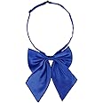 uxcell Women's Adjustable Solid Color Pre-tied Bowknot Uniform Work Costume Bow Tie
