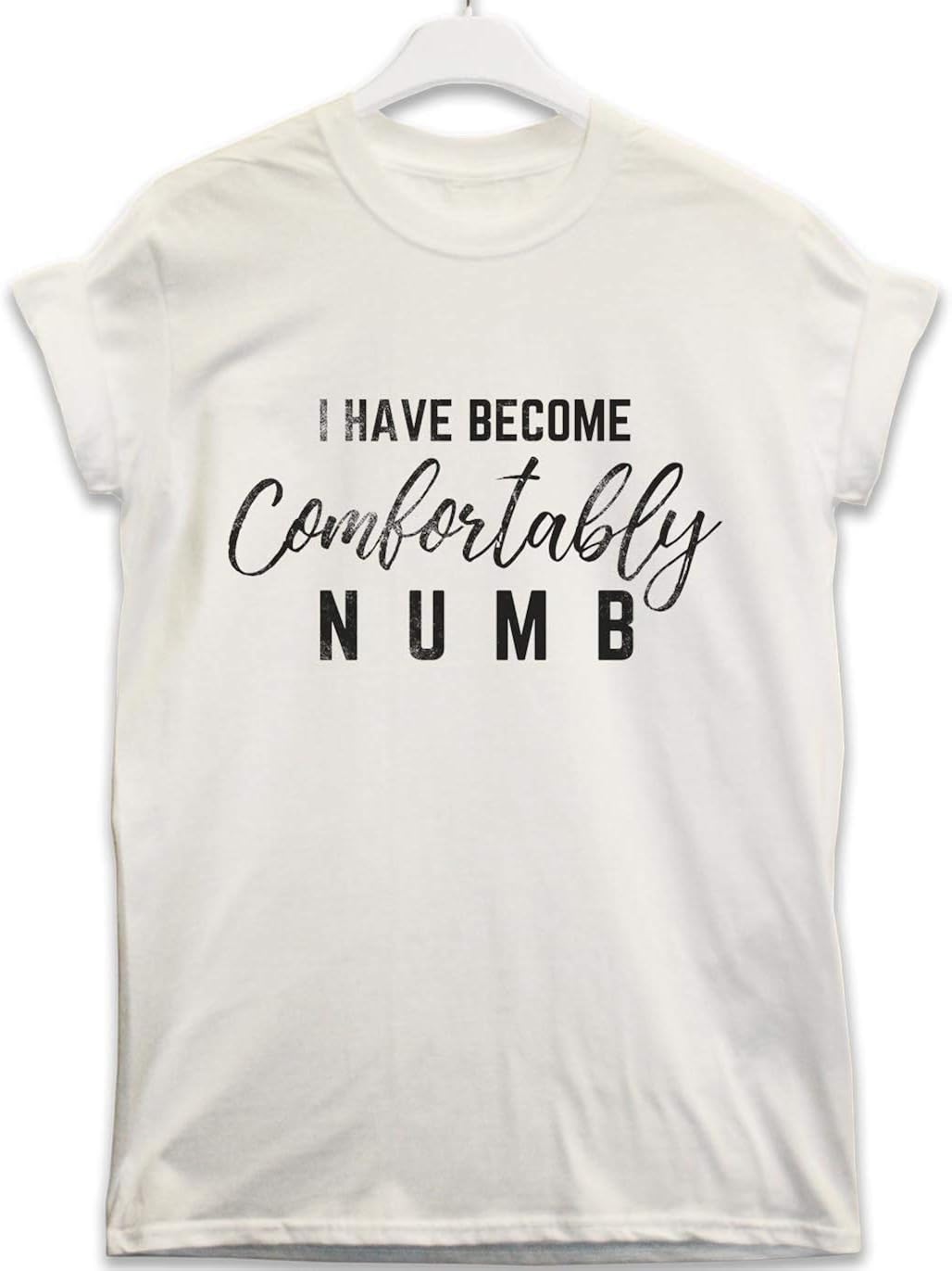 Comfortably Numb Lyric Quote T Shirt White 2xl Amazon Co Uk