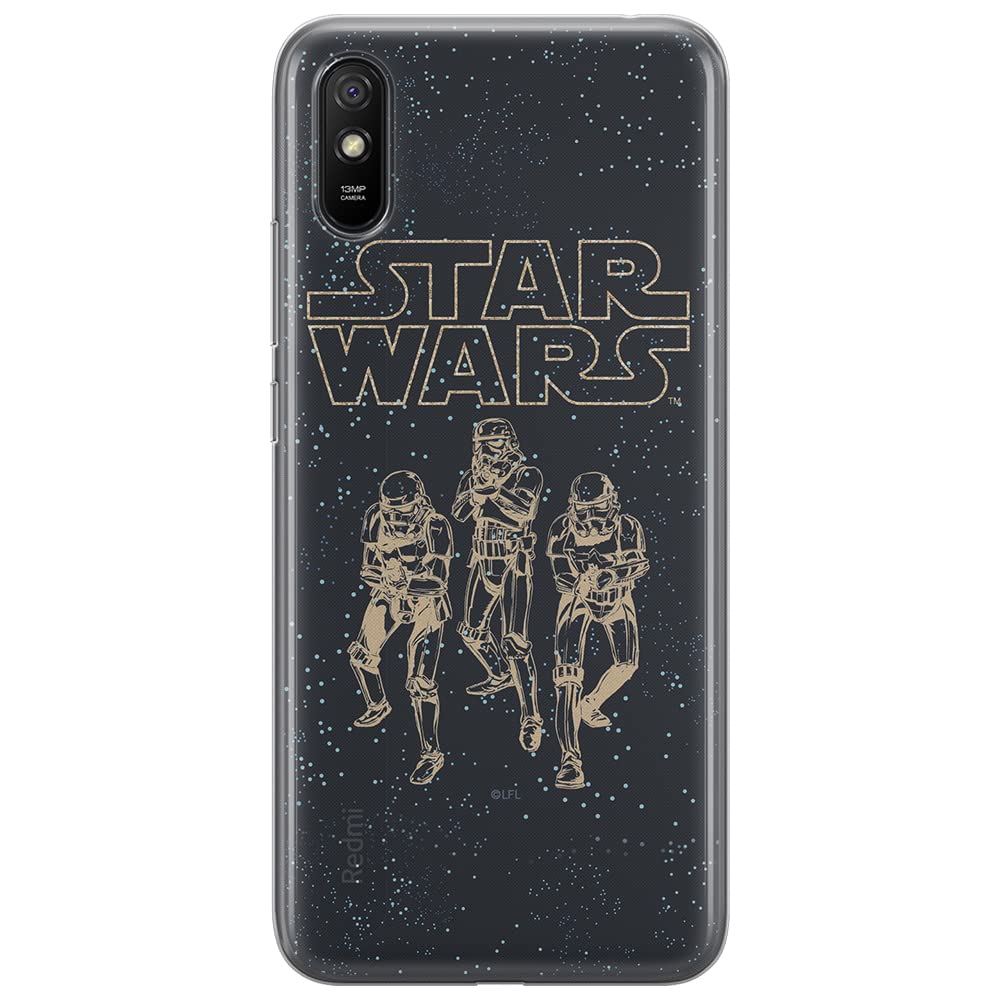 ERT GROUP mobile phone case for Xiaomi REDMI 9A original and officially Licensed Star Wars pattern 005 optimally adapted to the shape of the mobile phone, case made of TPU