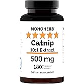 MONOHERB Catnip Extract 500 mg - 180 Capsules