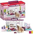 Schleich Horse Club Sofia's Beauties Pet Salon 66-Piece Playset - Includes Horse Figurine, Caretaker, Puppy Friends, and Animal Salon Plus Accessories for Boys and Girls, Gift for Kids Age 4+