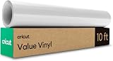 Cricut Value Vinyl 30.5 cm x 3 m Matte White Permanent Vinyl