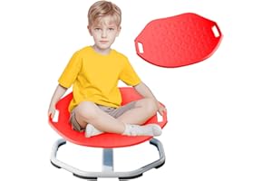 ONKO Sensory Spinning Chair for Autistic Kids, Autism Toddler Sensory Swivel Chair with Handles, Sit and Spin Training Body Coordination