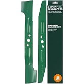 UDC Parts AB2102D Bagging Blades Set Replacement for EGO Power+ 21 Inch | Fits LM2130 LM2133 LM2130SP LM2135SP LM2150SP LM2156SP 21" Electric Lawn Mowers, 2 Pack, High-Lift Bagging Blades