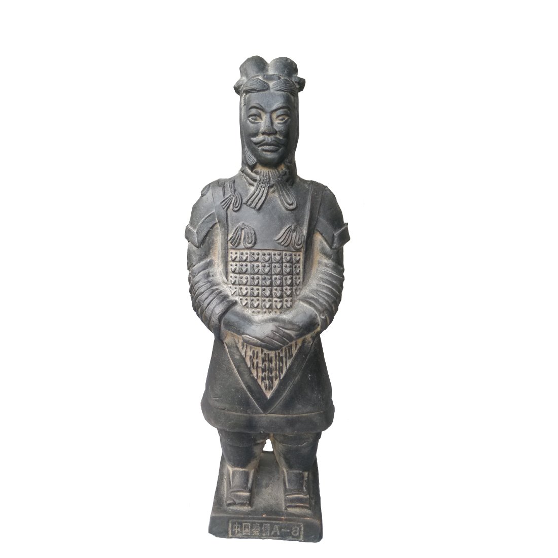 Romancemit Terracotta Warriors, Ancient China Qin Dynasty Terracotta Warriors Sculpture Home Display Table Display Gift Multi Presentation 8.8" Tall, General