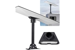 Steinwhale Adjustable Mounting Kit with Aluminum Pipe Adapter Pole Mount for Starlink Standard/Gen 3, Long Wall Roof Mount, Corrosion Resistance, Easy to Install