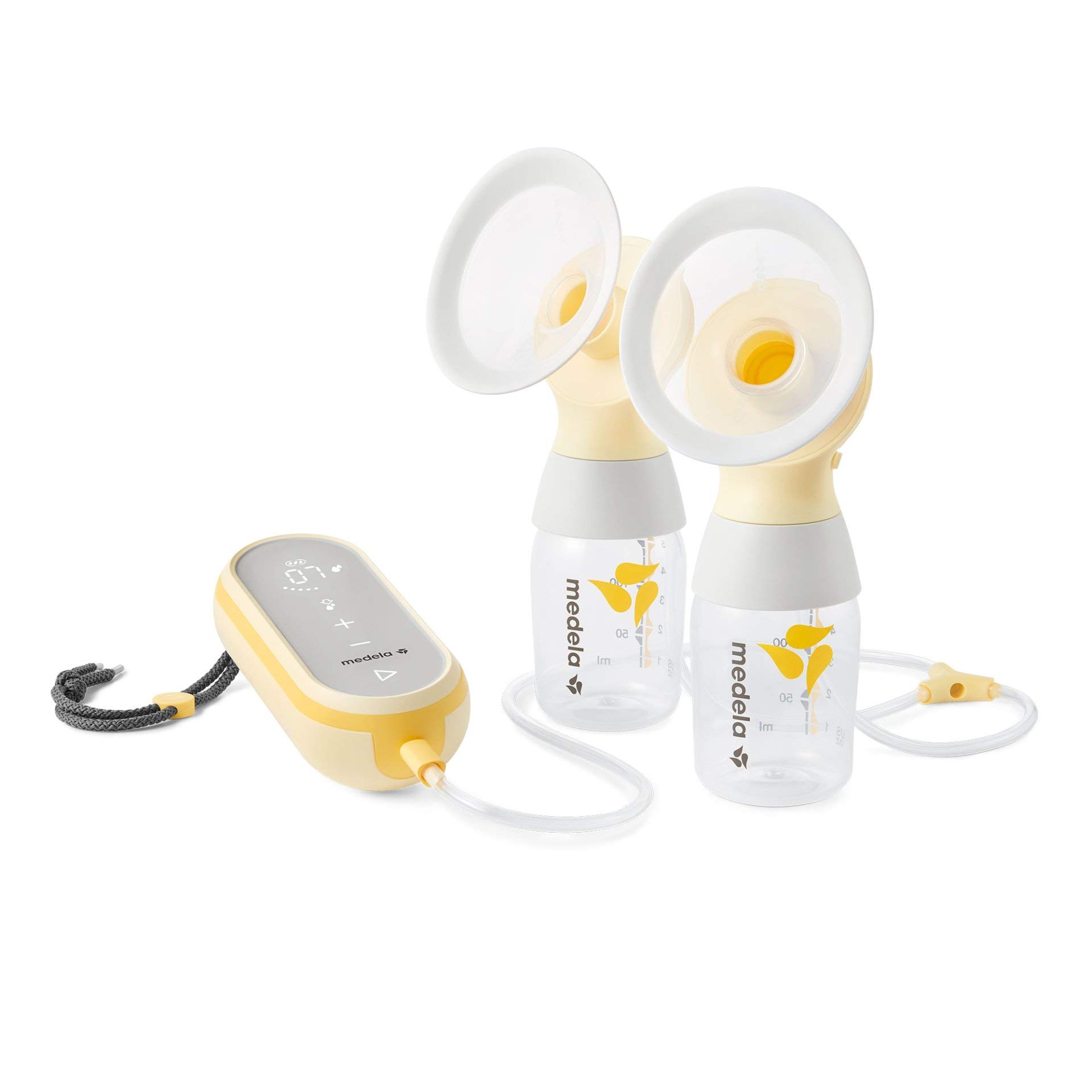 Medela Freestyle Flex Double Electric Breast Pump - Compact Swiss Design with USB on-The-go Charging Port, Featuring Medela PersonalFit Flex Shields, sync with The MyMedela app