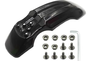 GREESP Plastic Front Wheel Mud Guard Fender Fairing for XR50 CRF50 XR CRF 50 SDG SSR 107cc 125cc PIT PRO Trail Dirt Bike (Black)