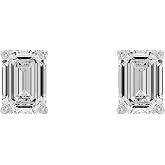 GILDED 1-3 Ct IGI Certified Lab Grown Diamond Stud Earrings For Women, 14KT | Near Colorless E-F, Eye Clean VS1 | Round, Princess, Oval, Pear Or Emerald Cut | 14K White Gold Or 14K Yellow Gold
