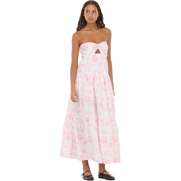 Forever 21 Women's Striped Organza Cami Maxi Dress Cream/Multi X-Small at  Amazon Women's Clothing store