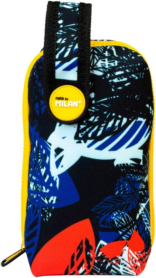 Milan Kit Un Estuche Con Contenido Jungle Pencil Cases, 19 cm, Black (Negro Y Amarillo), Black (Black Y Amarillo), 19 centimeters - Image 5