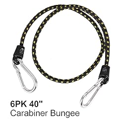 XSTRAP STANDARD 6PK Bungee Cords with Carabiners 40