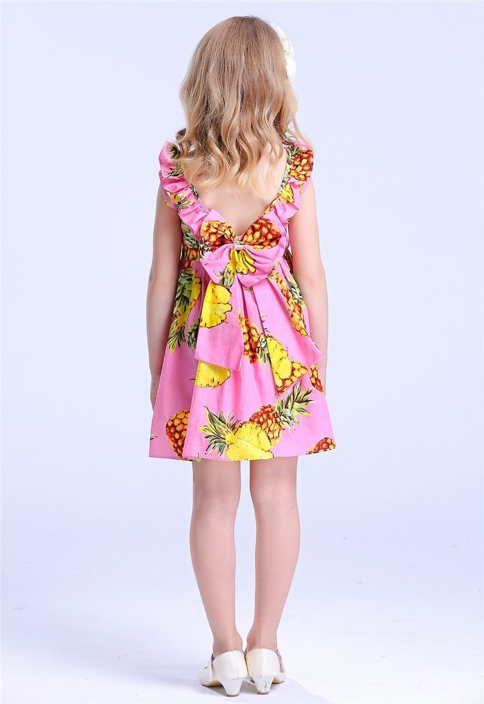 Happy Rose Little Girls Dress Summer Dress Beach Dress Sleeveless