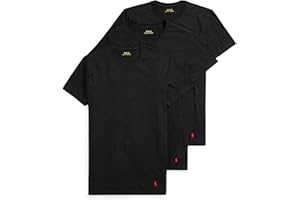 POLO RALPH LAUREN Men's Classic Fit Undershirt W/Wicking 3-Pack Crews