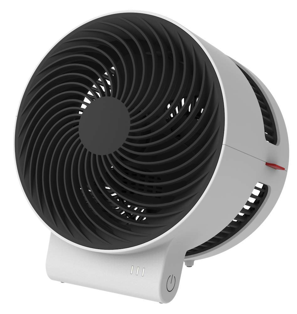 Boneco F100 6 Inch Compact Desk Fan with 3 Speeds and LED Indicators