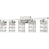 Z-Lite 344-5V-PN Archer Vanity, 5-Light 300 Total Watts, Polished Nickel