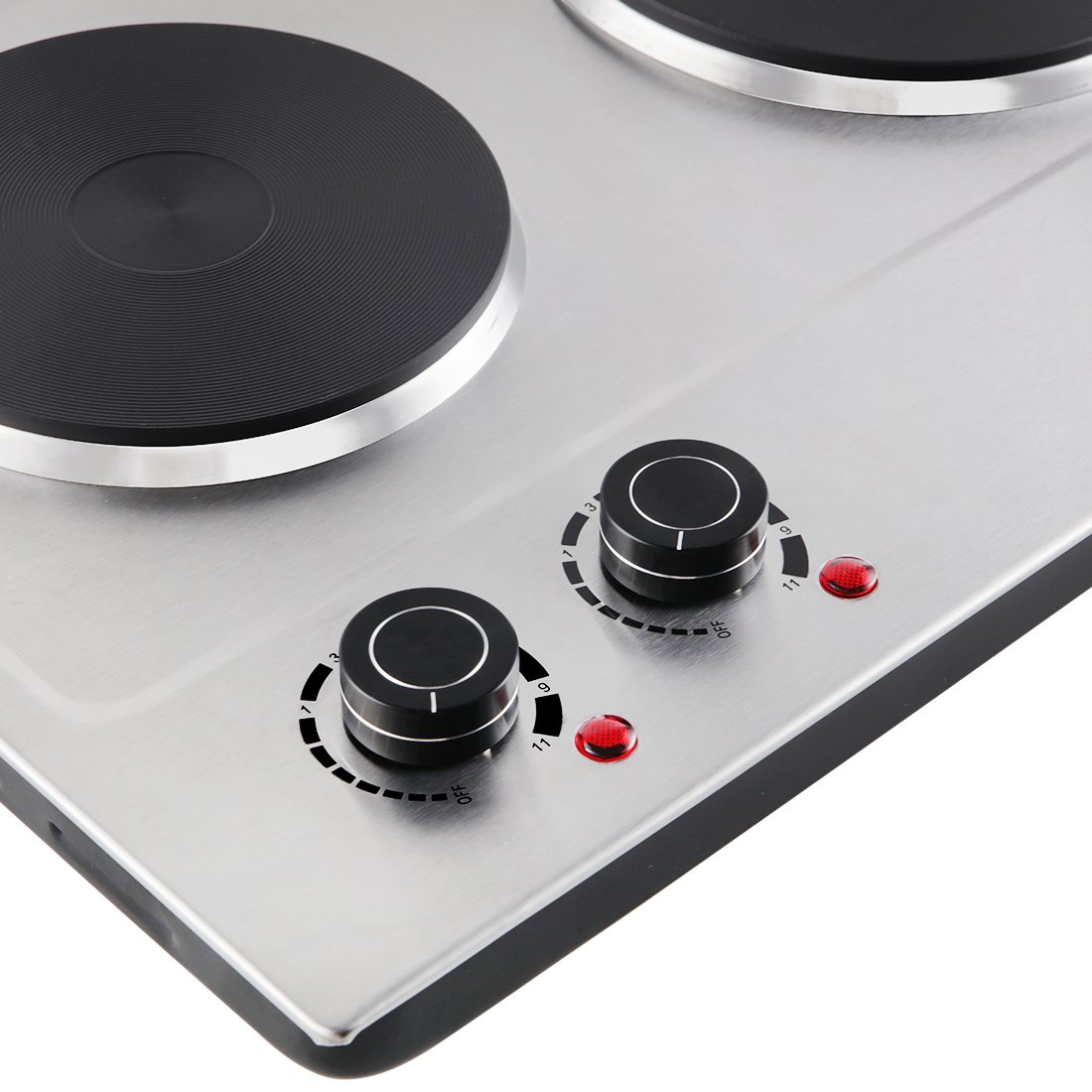 cusimax double electric hob