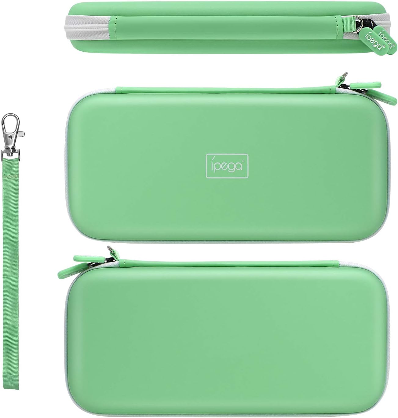 Accessories Kit Bundle for Switch,12 in 1 Essential Protection Kits with Carrying Case, Game Storage Case, Screen Protector, Silicone Cover Skin for Joy Con & Type C Charging Cable for Nintendo Switch: MP3 Players & Accessories