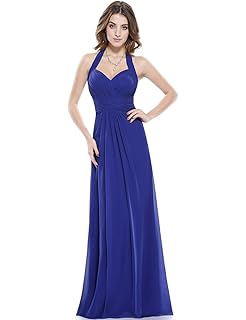 Ever-Pretty Hálter Vestido Largo de Fiesta Noche para Mujer de Ceremonia Boda 08487