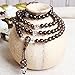 AmorWing 108 Mala 6mm Bead Smoky Quartz Healing Bracelet/Necklace