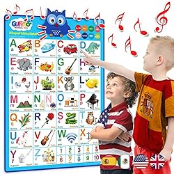 Bilingual Talking Alphabet Poster for Toddlers