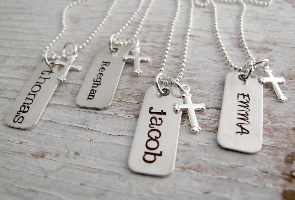 girls first communion necklace