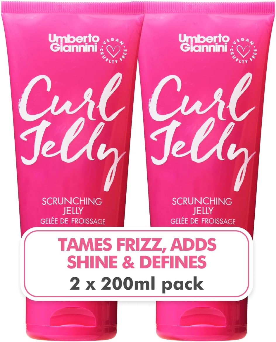 Umberto Giannini Curl Jelly Scrunching Jelly 200ml x2 Vegan Cruelty Free