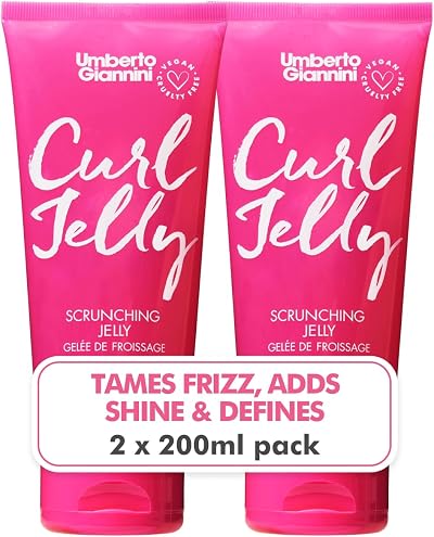 Umberto Giannini Curl Jelly Scrunching Jelly 200ml x2 Vegan Cruelty Free