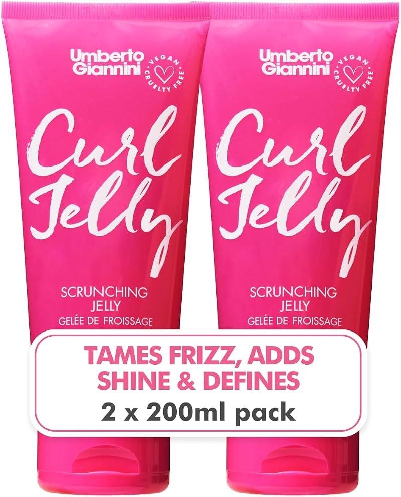 Umberto Giannini Curl Jelly Scrunching Jelly 200ml x2 Vegan Cruelty Free