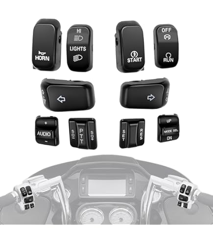 3783 ハーレー クリアキン クローム スイッチパネル アクセント ツーリング Amazon.com: Kuryakyn 3783 Motorcycle Accent Accessory: Switch