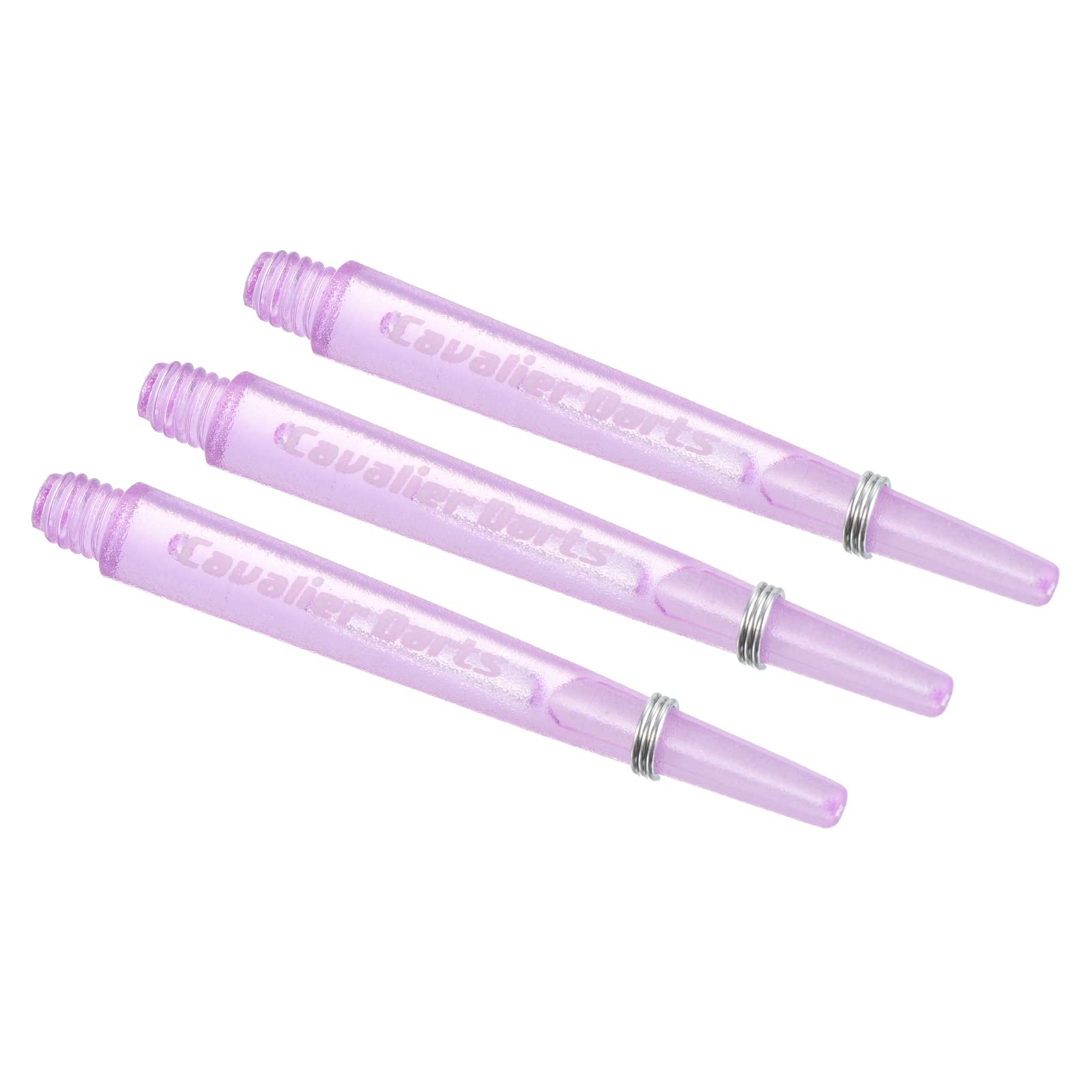 PATIKIL 45mm Dart Shafts, Medium 2BA Thread Plastic Dart Stems Dart Accessories for Steel Tip - 3 Pack (Purple)