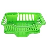 Kichvoe Household Dish Drainer Drying Rack for