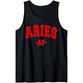 ARIES ASTROLOGY ZODIAC SIGN DECORATIONS WOMEN MEN KIDS Tank Top