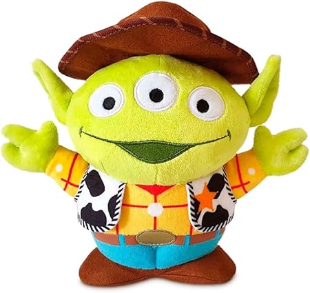 Amazon トイストーリー エイリアンがウッディになっちゃった ぬいぐるみ Usディズニー 並行輸入品 Disney Pixar Toy Story Alien Remix Plush Woody ぬいぐるみ おもちゃ