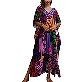Kaftan Dresses for Women Plus Size Bathing Suit Cover up Caftan Maxi Beach Dresses