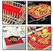 Professional Heat-Resistant Pyramid Silicone Baking Mat Cooking Sheets for Biscuits, Chicken and more Fuctions Non-stick Fat-reducing 16