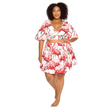flamingo dress plus size