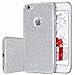 MILPROX Case Compatible with iPhone 6/6S, Bling Glitter Pretty Sparkle 3 Layer Hybrid Anti-Slick/Protective/Soft Slim TPU Case Compatible with iPhone 6s/6